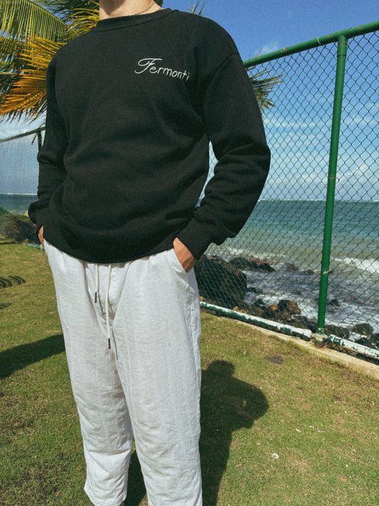 Spiaggia e Spritz Crewneck Black